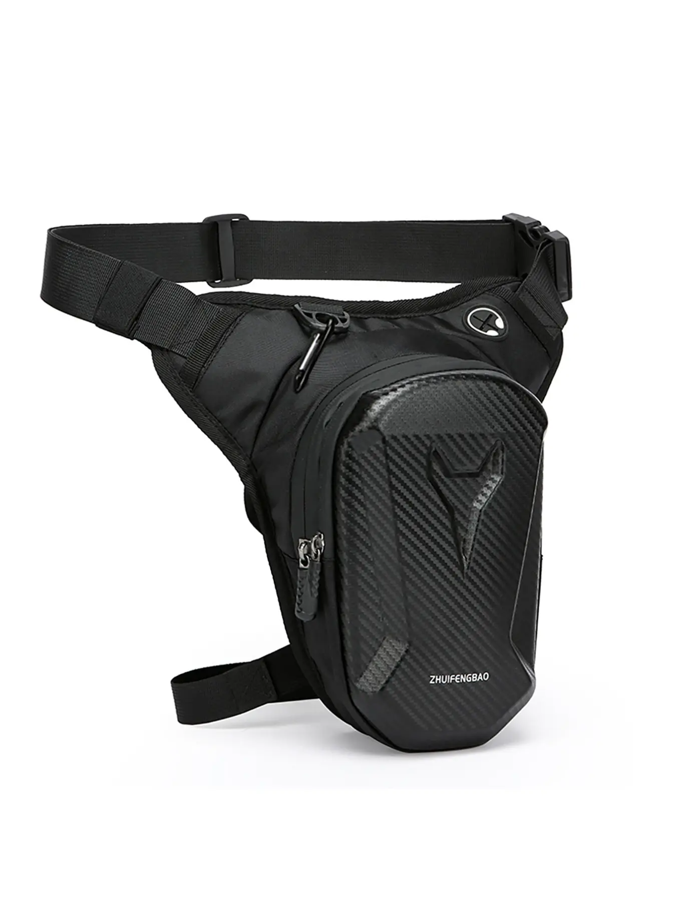 Men's Tactical Leg Bag, Multifunctional Waterproof Motorcycle Waist Pack, Outdoor Crossbody Bag, Riding Gear Accessory, Crossbody Fanny Pack, Zipper Fanny Pack, Waterproof Belt Bag, Waist Bags, PU Fanny Pack