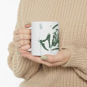 Augusts National Golf Club 2026 Mug For Family, Masters Golf Map Mug, Golf Lover Gift Mug, Coffee Accent Cub