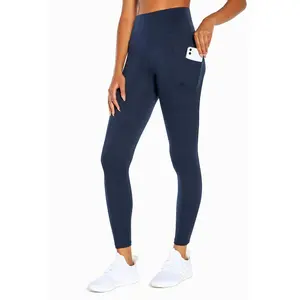 Talia Side Pocket Tummy Control Legging Fabric Womenswear Spandex Bag