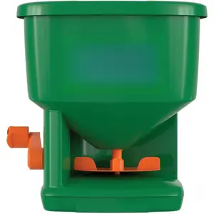 Hand-Cranked Handheld Spreader, Covers Up to 1,500 Sq. Ft., Suitable for Spreading Grass Seed, Fertilizer, Salt and Ice Melt