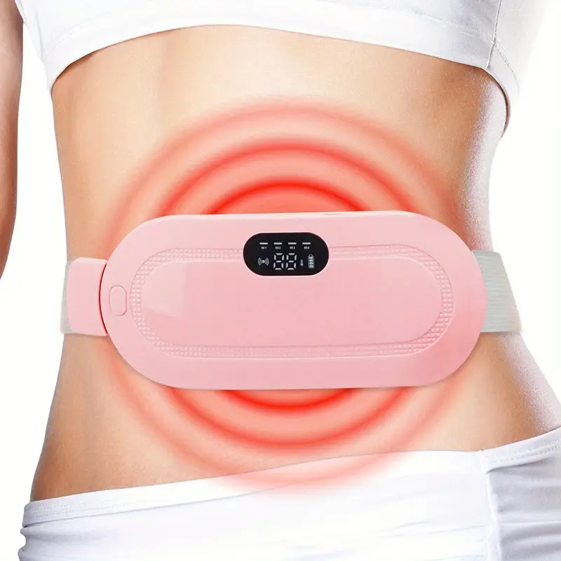 Heating Pads for Cramps, Portable Cordless Heating Belt, Menstrual Heating Pad with Levels and Vibration Modes Gift for Women and Girls Comfort