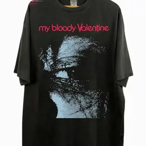 Vintage My Bloody Valentine Loveless Album Cover T-Shirt Shoegaze Band Merch Grunge Rock 90s Style Tee