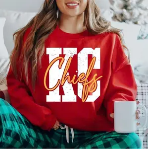 KC Chiefs sweatshirt, KC Chiefs in my heart sweater, Kansas City Football sweaters, Gift For Football Fan, KC Football sweatshirt