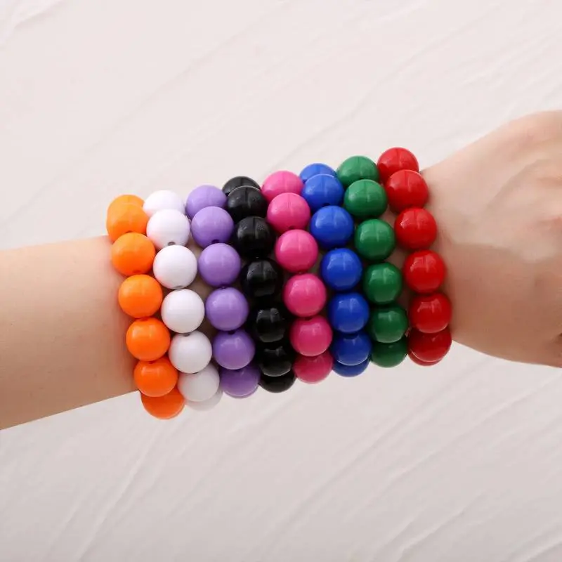 8PCS 18MM Bohemian Seed Bead Bracelet - Handmade Multicolor Beaded Accessory for Women |Adjustable Beaded Jewelry Gift Stretchable Bracelet for Her Gift