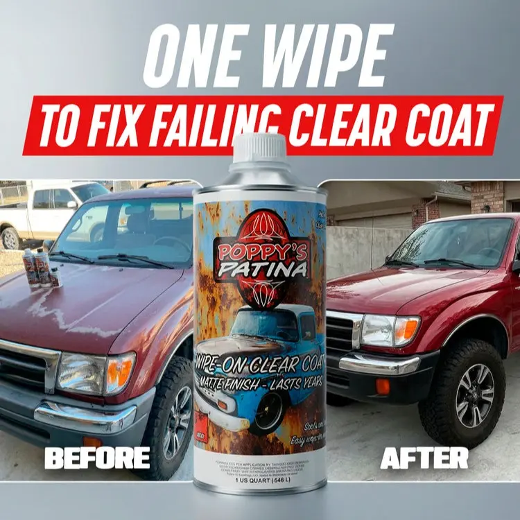 Restore Shine Without Repainting – Gloss Wipe-On Clear Coat Kit Restore Shine Without Repainting – Gloss Wipe-On Clear Coat Kit