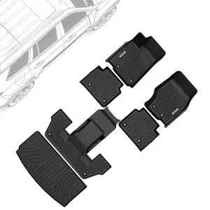 OEDRO TPE Floor Mats fits 2021-2024 Jeep Grand Cherokee L, All Weather, Waterproof