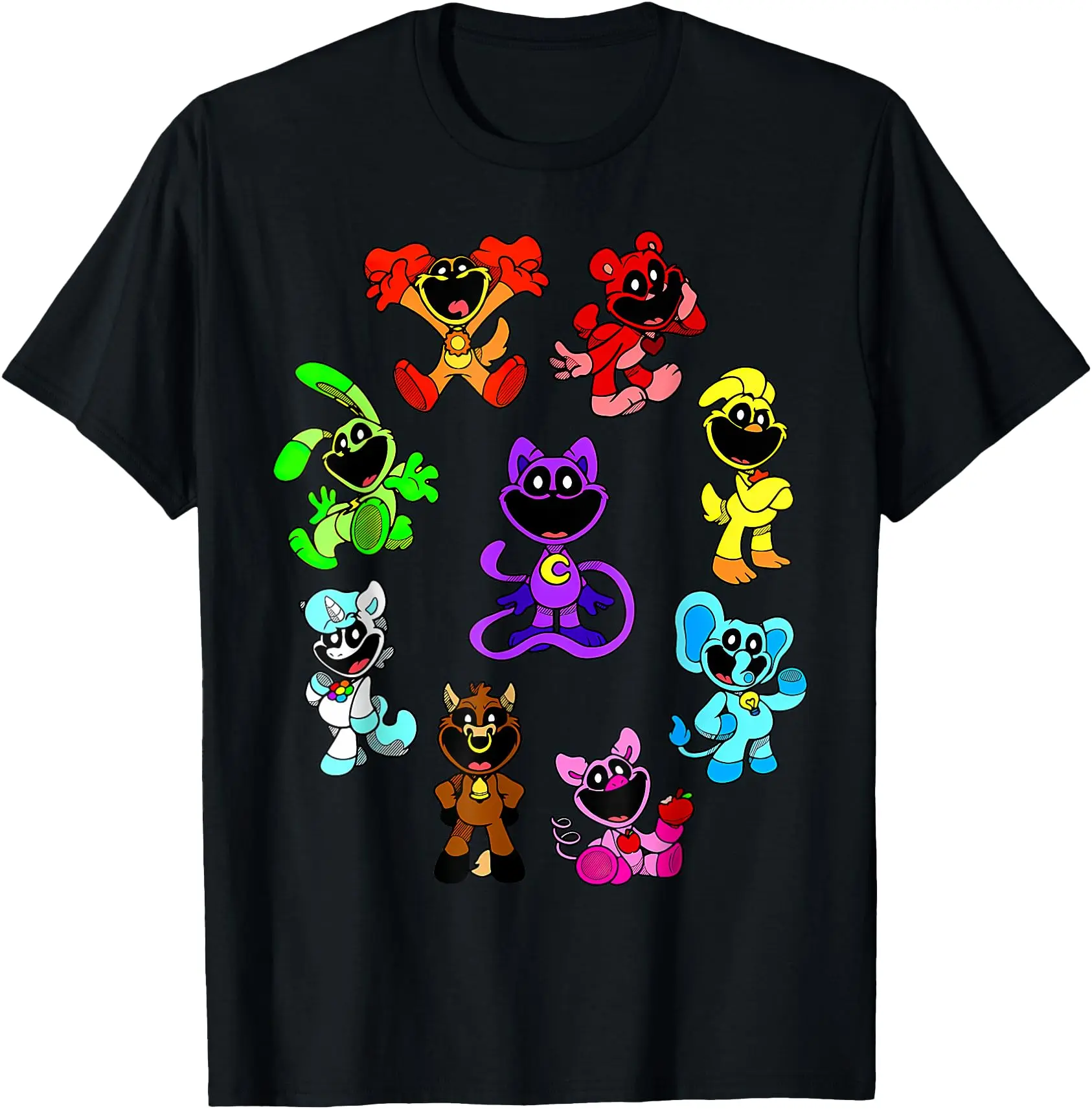 Smiling Animals Plush Critters Costume Funny Animals TShirt 45789 135