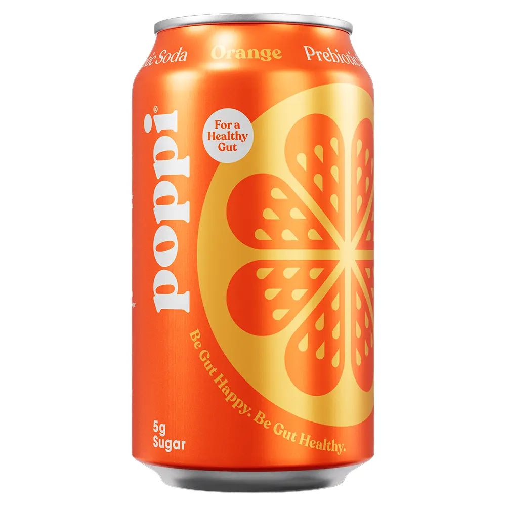 Poppi Prebiotic Soda, Orange , 12 oz (Pack of 12) Poppi Prebiotic Soda, Orange , 12 oz (Pack of 12)