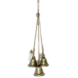 Adjustable wall-mounted wind chime door decoration, trendy teardrop-shaped door handle wind chime, rust-proof metal outdoor courtyard decorative wind chime, creative home gift porch decoration, suitable for multiple indoor and outdoor scenarios.