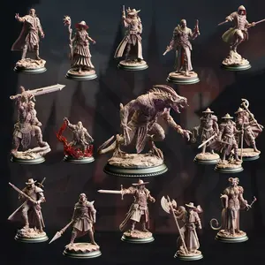 The Baldurian Inquisition March 2025 Release | Paintable 3D Resin Printed Miniature by DM Stash