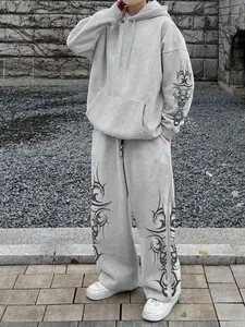 Autumn Winter Hooded Sweatshirt & Pants Set, Sweatsuit Sets, Sporty Casual Wear, Breathable Fabric, Best Performance, Fashion Gym, Sports Set