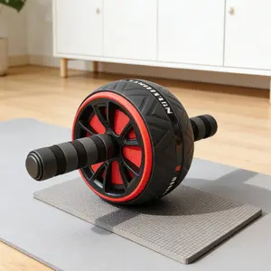 Abdominal Wheel for Strength Training, Abdominal Roller Wheel, Abdominal Exercise Roller, Silent and Stable Tummy Tuck Equipment, Home Gym Fit for Fitness Enthusiasts, Perfect Gift for Athletes