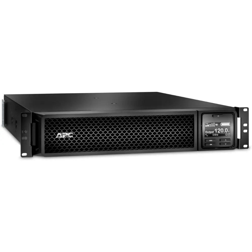 APC Smart-UPS On-Line Double Conversion Power Stabilizer, 1500VA 1350W 2U Rack-Mount, 120V, 6 Outlets, 5-Min Runtime, 3-Hour Recharge, Durable Metal Housing Backup for Batteries, Servers, IT Environments, Power Protection