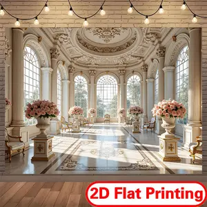 1pc Festive Decoration Backdrop Tapestry Premium 100% Polyester Durable - Wedding, Studio, Outdoor for Content Creators