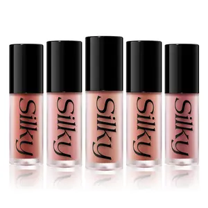 Long Lasting Liquid Blush, Natural Glow Smooth Blend Formula Blush, Lightweight Blush Suitable for Any Skin Type, Makeup Cheek Makeup Duo, Lightweight Natural Look