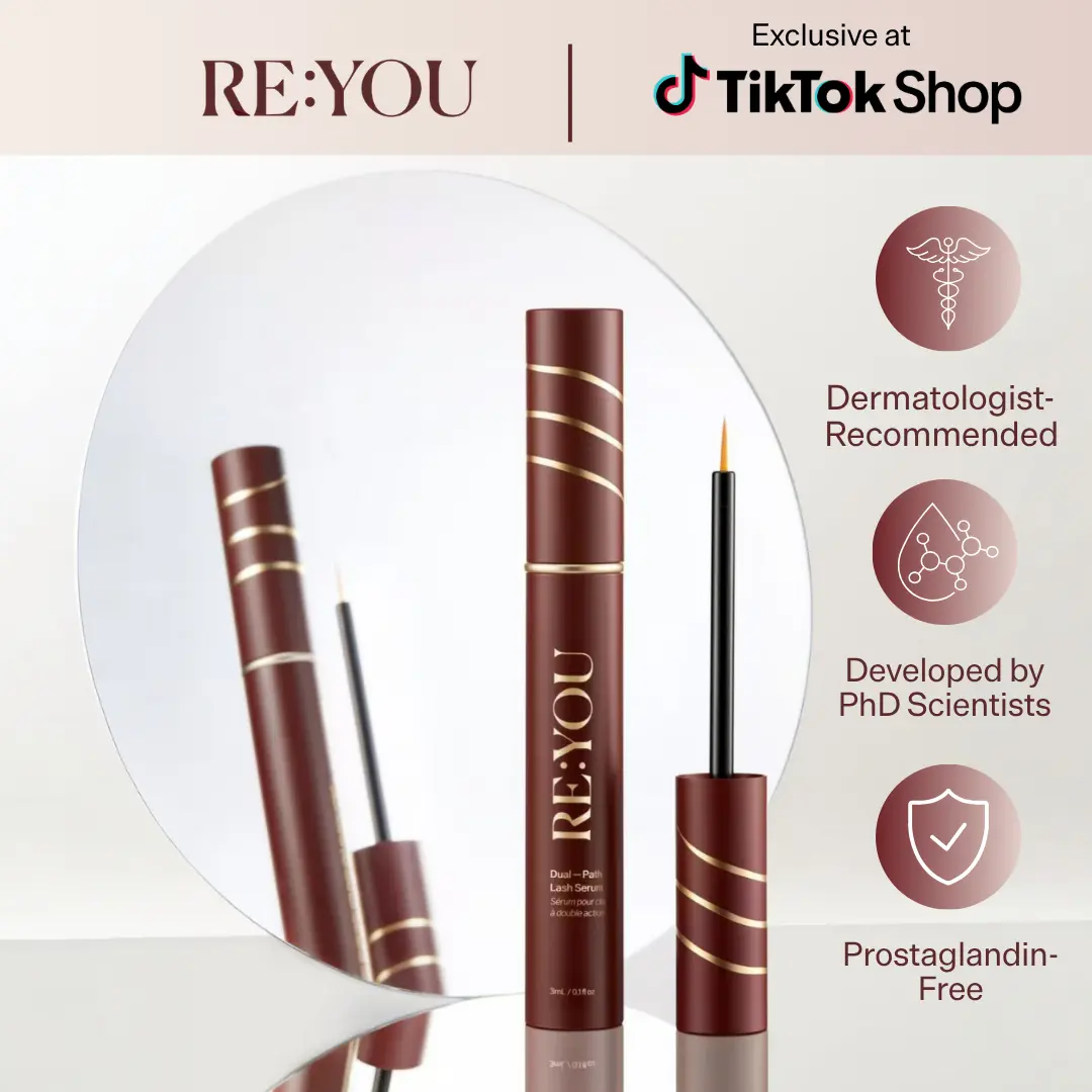 Dual-Path Lash Growth Serum, Developed by PhD Scientists, Powered by Proprietary Molecules. Prostaglandin-Free