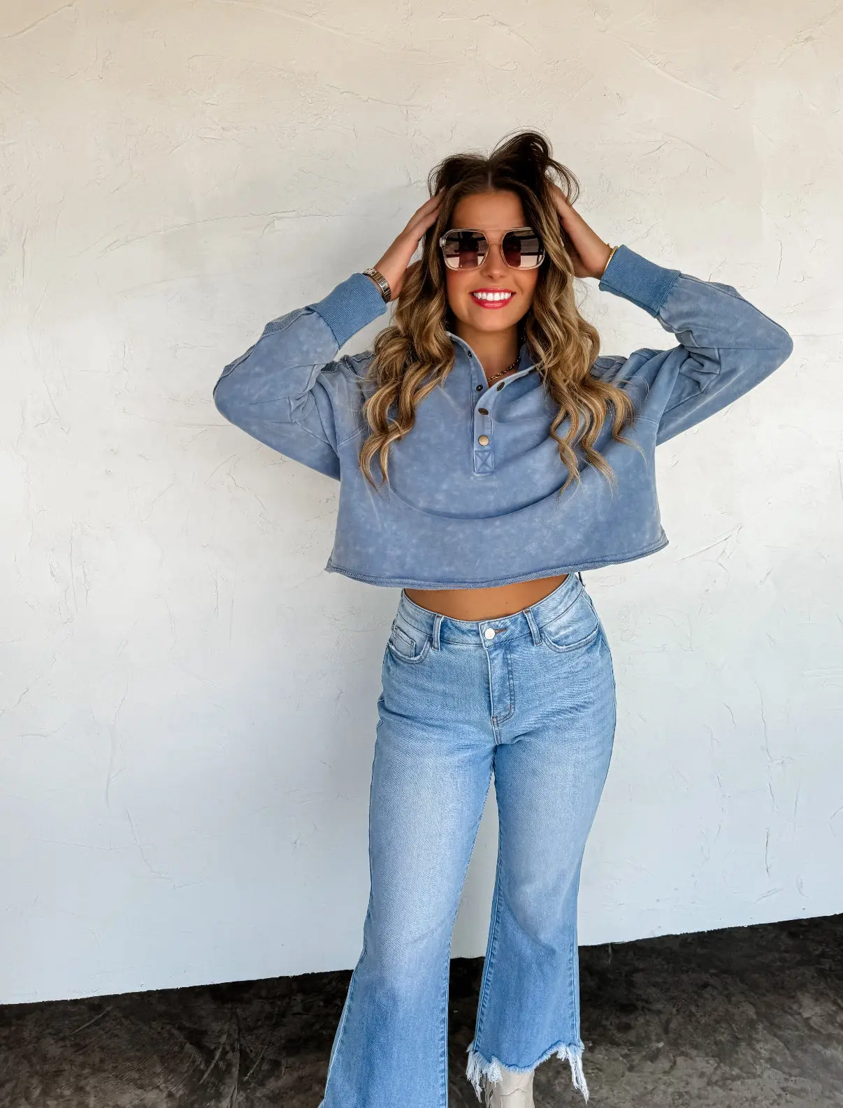 Marley Button Down Sweatshirt 