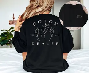 Personalized Botox Dealer Sweatshirt, Custom Aesthetic Nurse Sweater, Nurse Injector Gifts, Botox, Esthetician Medspa Tees, Grad Gifts