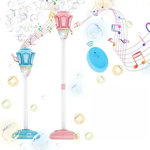 Electric Bubble Machine High-Speed Bubbles, Outdoor Party Toy, Multifunction Bubble Maker, Large Capacity for Kids & Weddings, Includes 4 Bottles 50ML Bubble Solution