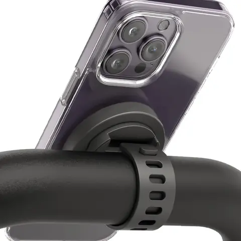 Grip-X Magnetic Bar Mount, Compatible with MagSafe - Phone Holder for Gym, Home Fitness Bikes, Workout Equipment, Stroller and Cart Handlebars (iPhone 17, iPhone 16, 15, 14, 13 Series)