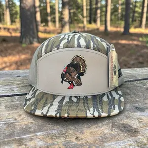 Turkey SnapBack Hat Camo Trucker Cap with Embroidered Design and Adjustable Snap Back for Outdoor Enthusiasts