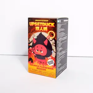 Upset Duck Colorful Player Duck Plush Keychain Blind Box