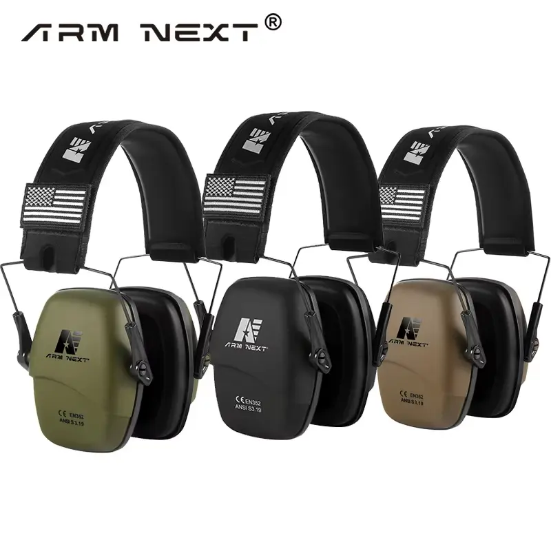 ARM NEXT V30 26dB Protection Hearing Professional Safety Earmuffs Heavy Duty Ear Guard for Shooting Hunting & Construction ANSI CE Certified Durable Comfortable Ear Protectors