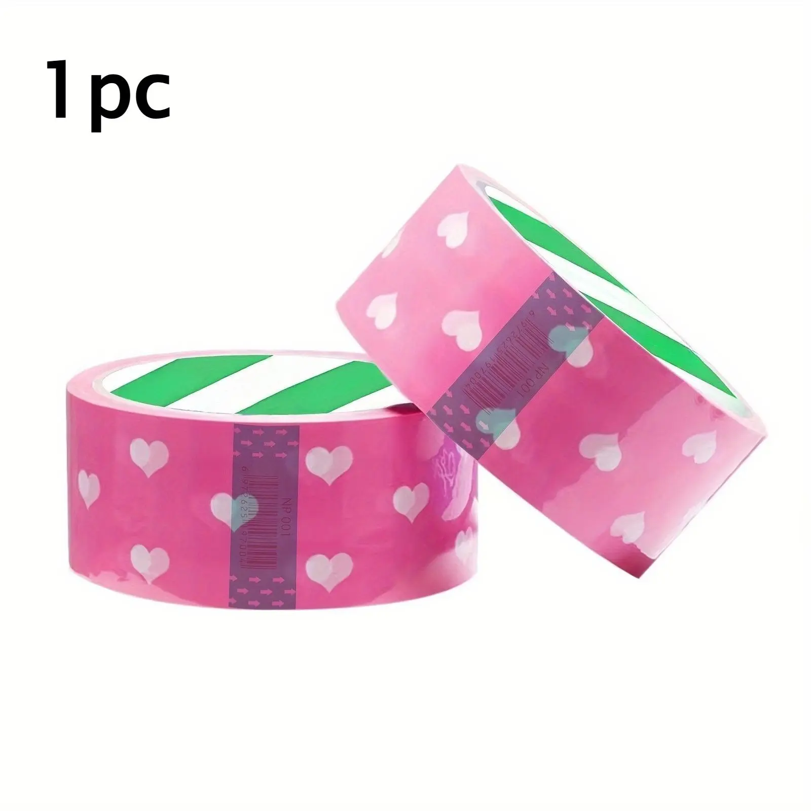 Packaging Tape, Gift Tape, Love Packaging Tape Printed Tape, Adhesive, Suitable for Gift Box Packaging, Express Delivery, Warehouse, Office and Other Packaging, Packing Tape
