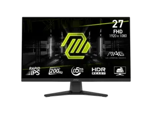 MSI 27" 200 Hz Rapid IPS FHD Gaming Monitor FreeSync (AMD Adaptive Sync) MAG 272F