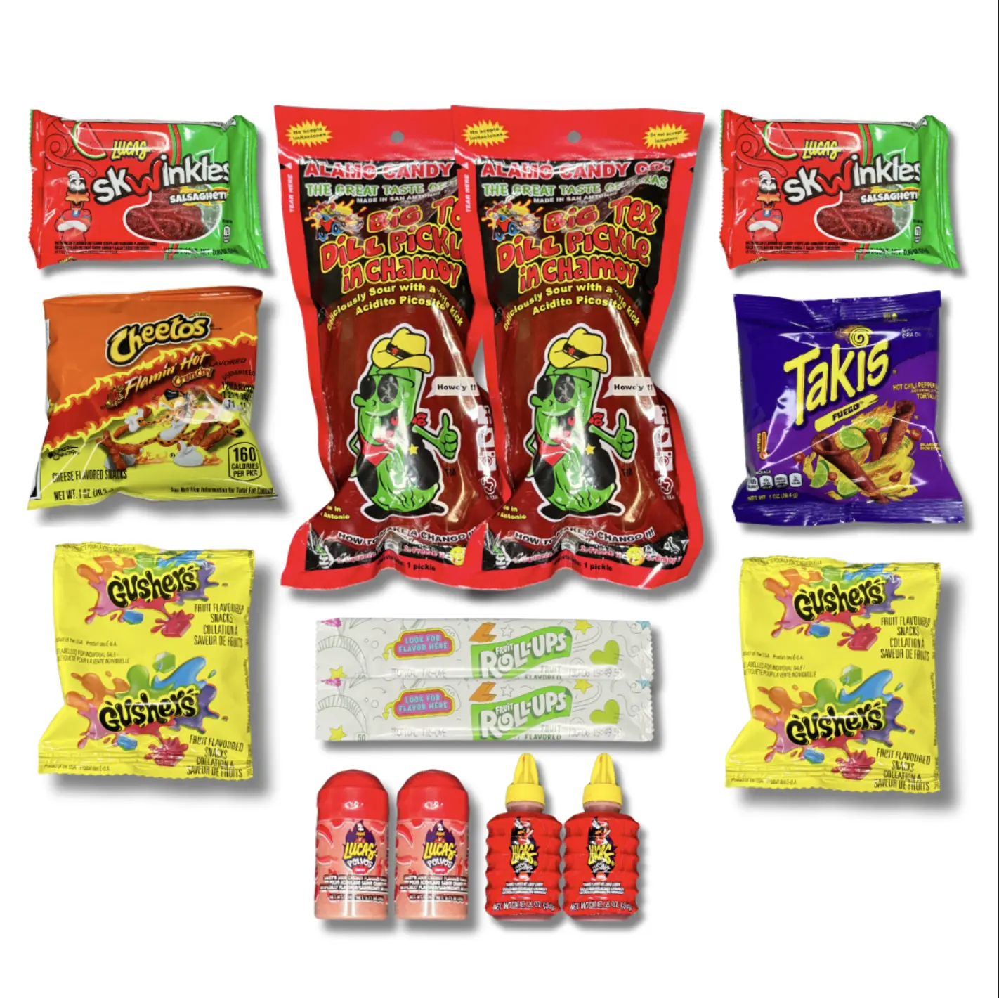 Snackzilla Chamoy Takis + Hot Cheeto Double Pickle Pack