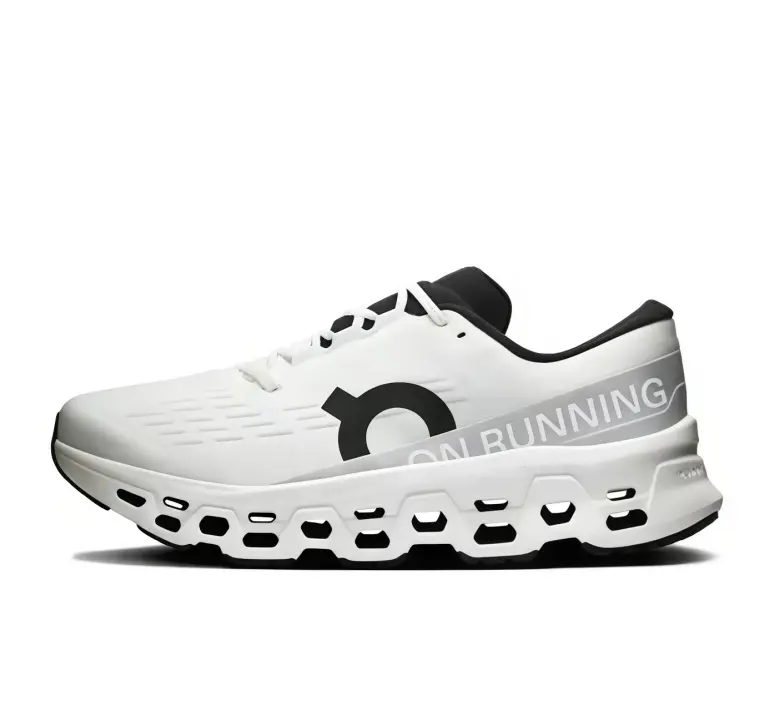 Supplied With Full Original Shoe Box Brand New Sealed Unisex Lightweight Walking Sneakers White Breathable Textured Mesh Upper Multi-Hole Wave Cushion Sole Anti Slip Platform Shoes For All-Day Office Commute
