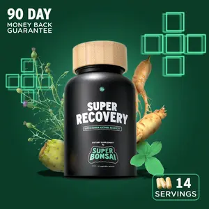 SuperBonsai Super Recovery - Natural Ingredients with DHM and Milk Thistle - Supports Liver Aid - GMO Free, Gluten Free, Vegan, Sugar Free