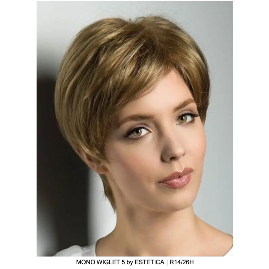 Mono Wiglet 5 Synthetic Hair Piece (Mono Top)