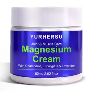 Nighttime Soothing Magnesium Balm, Joint Relief Cream, Muscle Recovery Balm, Lavender & Grape Seed Oil, Deep Moisturizing, Daily Body Massage Cream, Hydrating Care