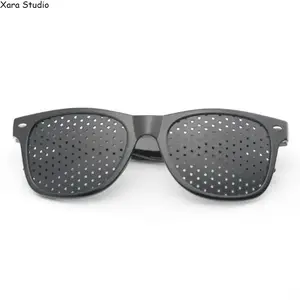 Pinhole Glasses for Eye Strain Relief Lightweight Vision Training Glasses Comfortable Unisex for Screen Time Reading Office Daily Eye Care