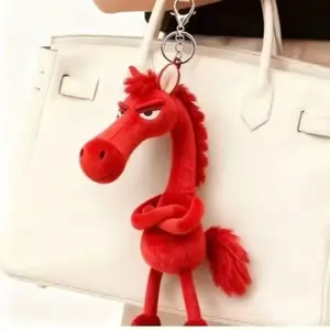 2026 Horse Year Mascot High-Cool Horse, Plush Toy Gift, Perfect for Bags and Gifts, Adorable and Unique Design, Bag Pendant