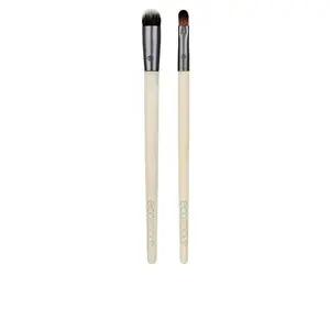 EcoTools Ultimate Concealer Makeup Brush Set Cover & Blend Imperfections 3 Brush Heads Vegan Cruelty-Free Eco-Friendly
