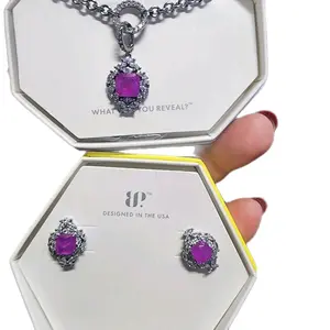 Purple Fluorite Matching Set