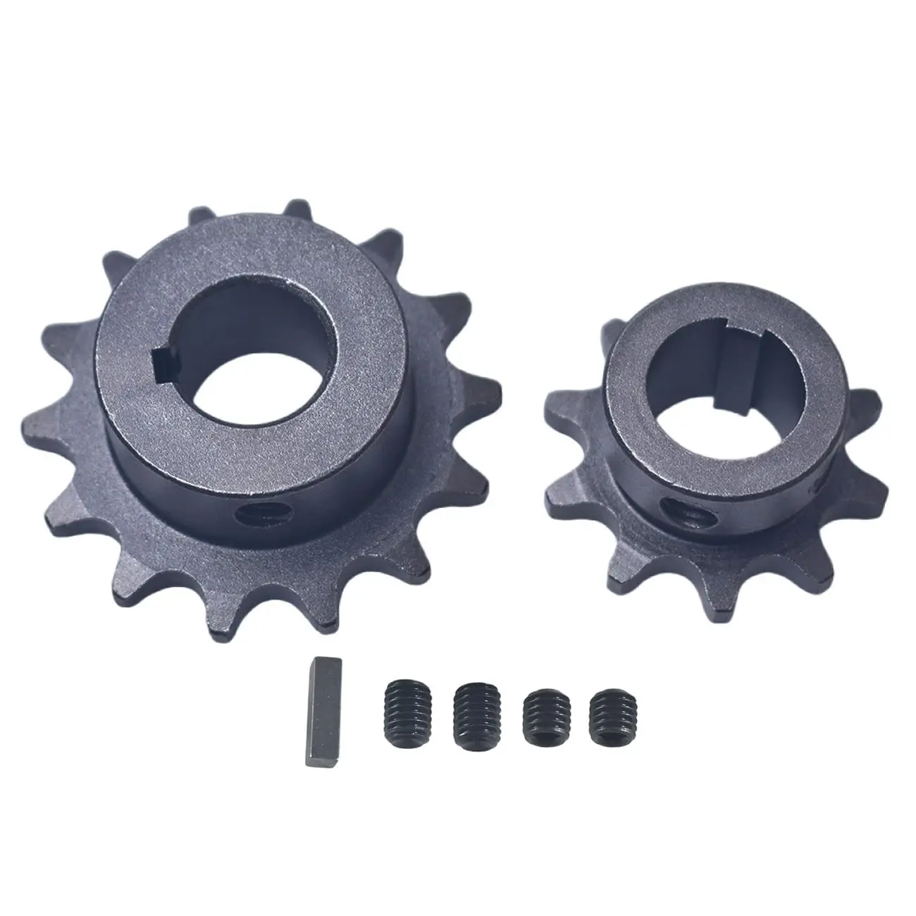 Sprockets 40/41/420 Chain 3/4" Bore 14 Tooth + 10 Tooth 3/16" Keyway for Go Karts Mini Bikes