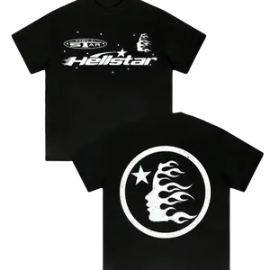 Men's Regular Fit Star & Moon Print Round Neck Tee | Casual Comfy Graphic T-Shirt for Men