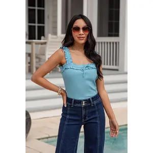 Sweet Escape Ruffle Tank