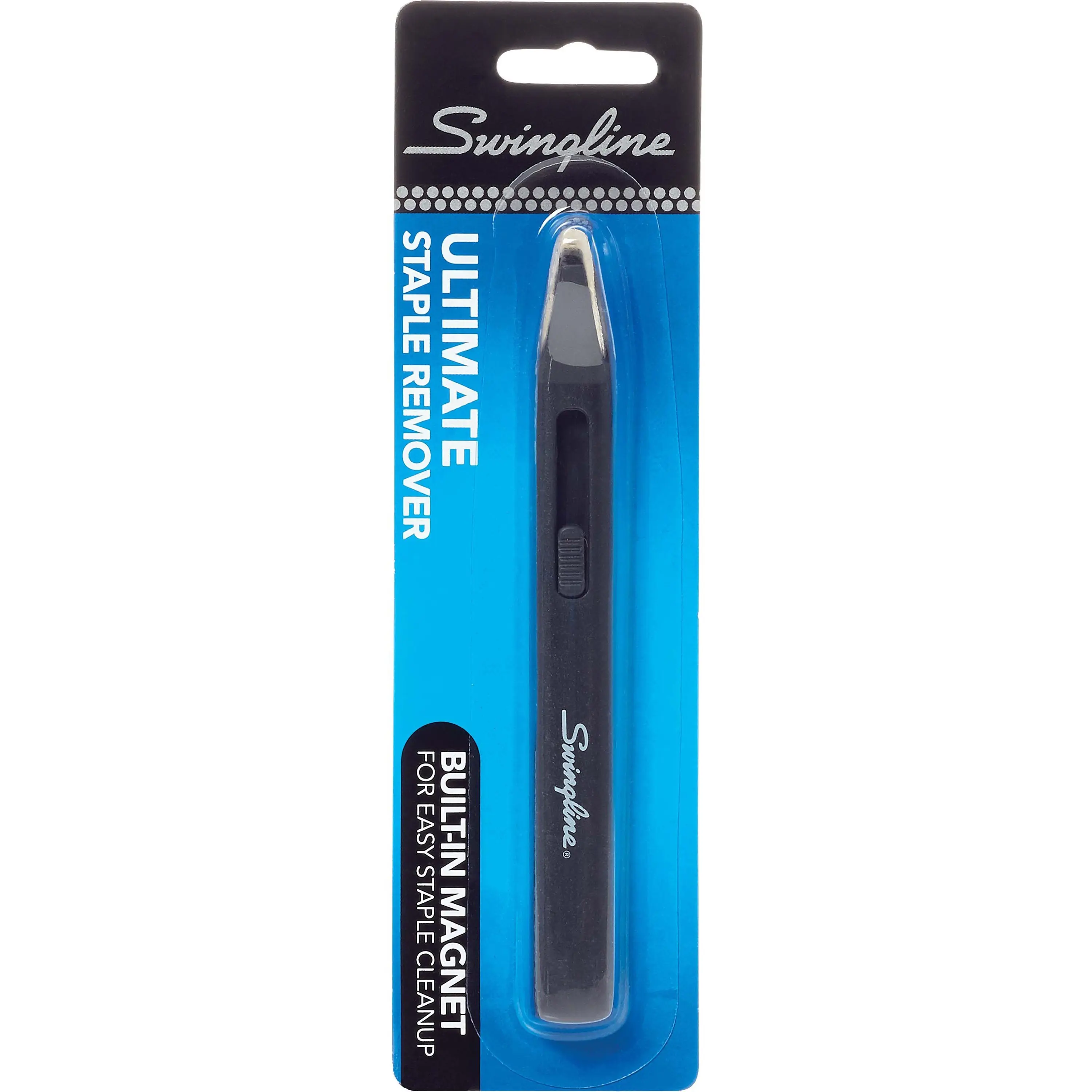 212 MAIN Ultimate Staple Remover - Swingline SWI38121, Black Office Stationery with Built-In Magnet for Office Equipment Parts