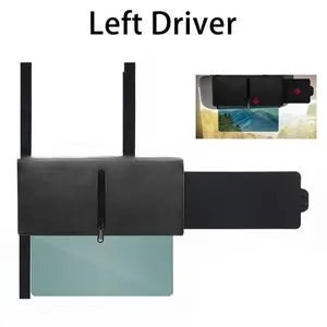 Polarized Car Visor Extender Sun Blocker Anti-Glare Zip Up Car Interior Accessories Anti-UV Rays Car Extension Sun Visor