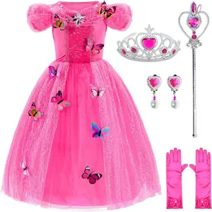 ERT-Princess Dress Up Party Costumes with Deluxe Accessories Set