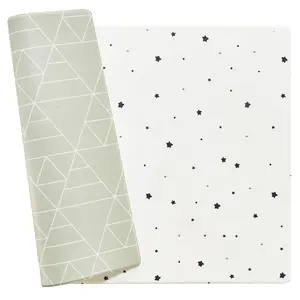 VEVOR Baby Play Mat,  , 55""x79"" Baby Crawling Mat, Non-Slip One-Piece Soft Baby Playmat, Rollable Reversible Floor Mat, Waterproof Activity Playmats,  for Babies Toddlers Infants, Play & Tummy Time