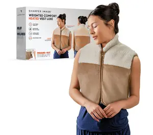 Sharper Image Weighted Luxe Heated Vest Sharper Image Weighted Luxe Heated Vest
