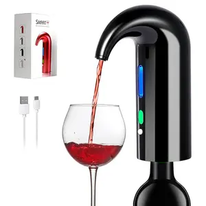 Electric Wine Decanter Dispenser Automatic Multi-Smart Automatic Cider Aerator Pourer Whisky Oxidizer Spout Pourer for Bar Tools