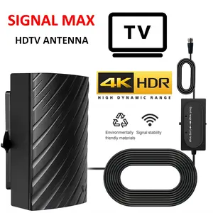 2026 Indoor Digital TV Antenna, Smart Chip Signal Enhancement, Long Distance Local Channel Reception, Easy Installation, Free Local Channels