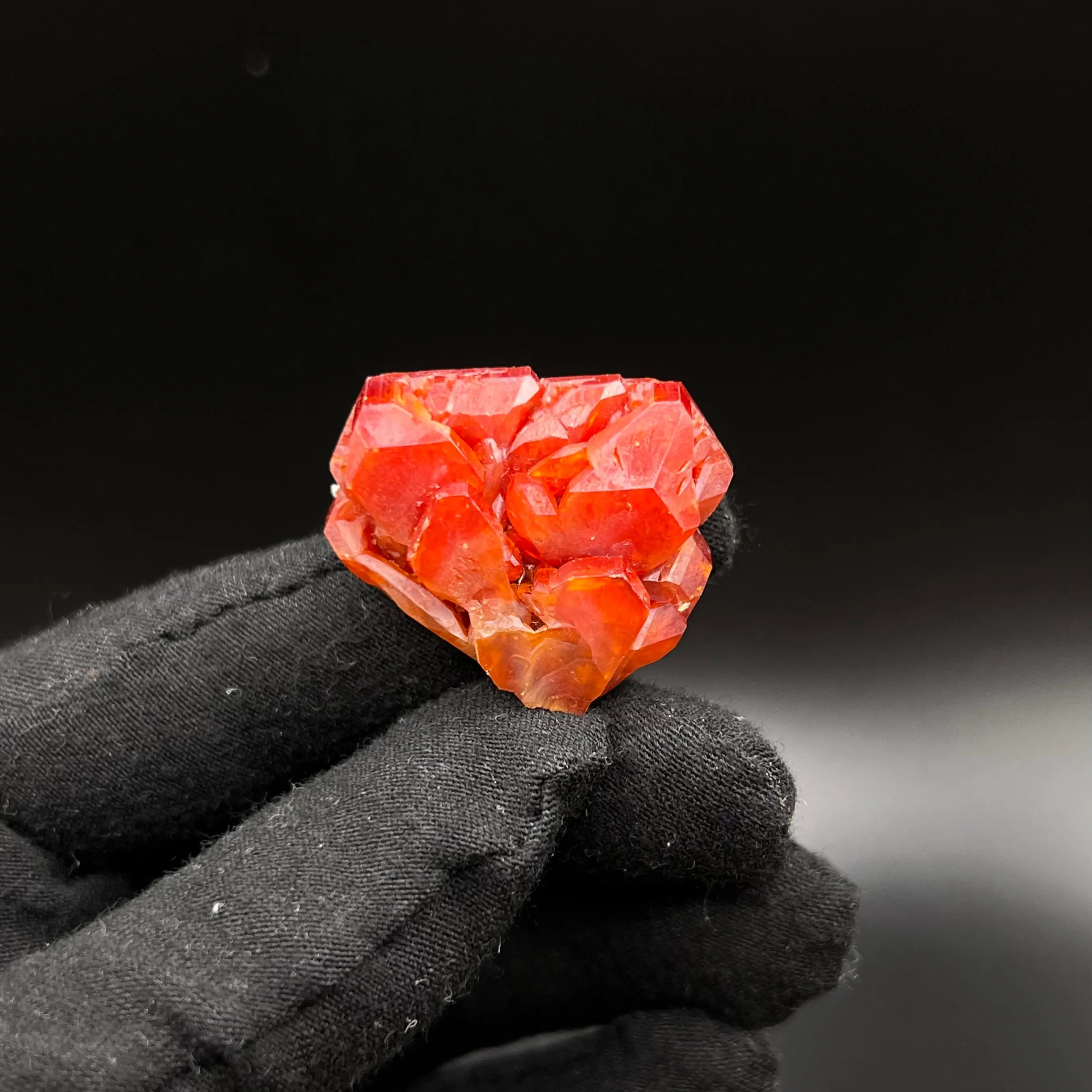 Vanadinite Red Crystal from Morocco