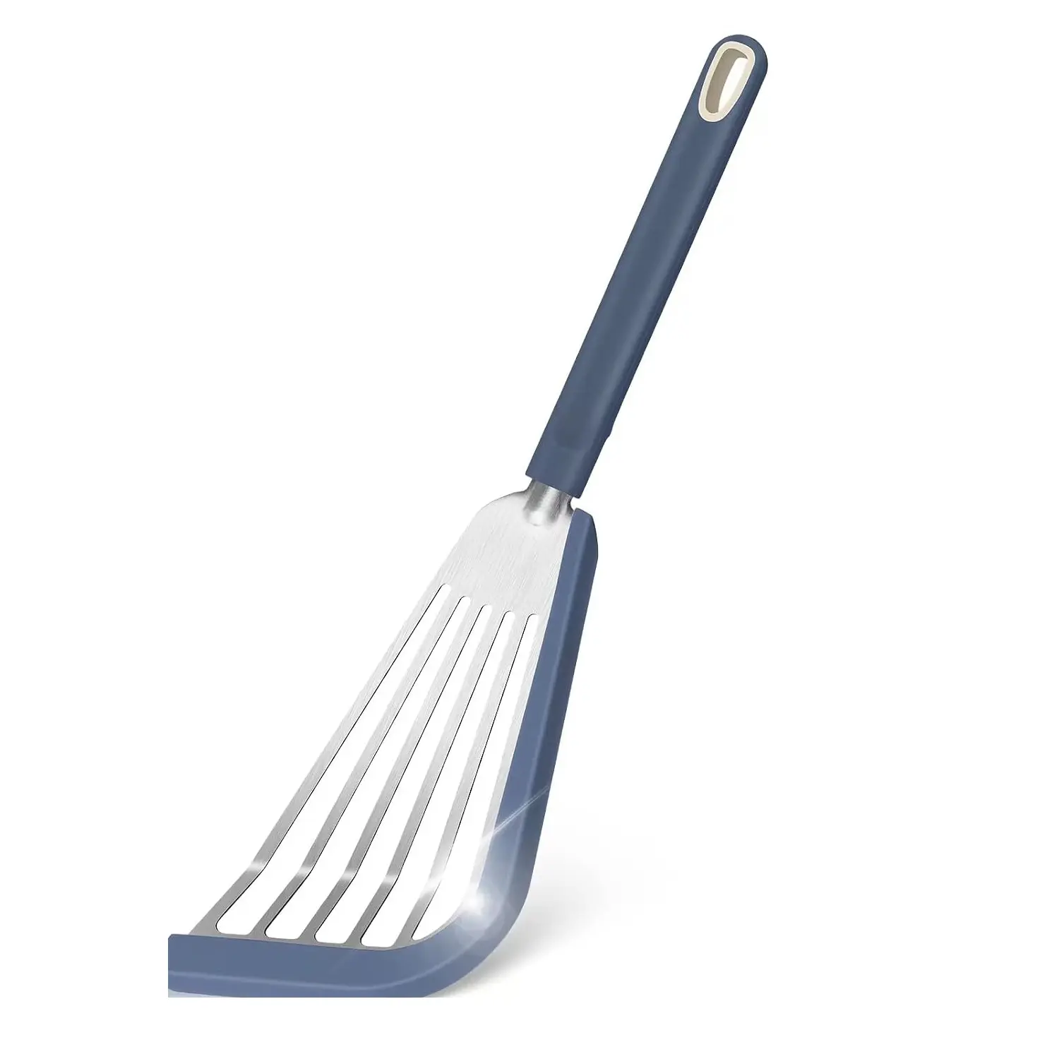 Nonstick Fish Spatula, Thin Slotted Spatulas Turner Silicone Fish Spatulas For Nonstick Cookware,High Heat Resistant Bpa Free Cooking Utensils,Ideal For Fish,Eggs,Pancakes